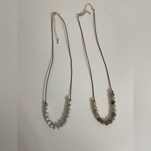 2 beaded boutique necklaces